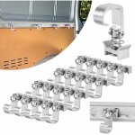 Randaco 20x single fitting avec crochet pour rail airlin ferrure d'extr�mit� raccord d'extr�mit� rail ...