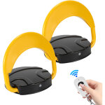 Randaco 2x barri�re de parking arceau de parking barri�re poteau de barrage pliable t�l�commande