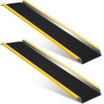 Randaco 2x rampe de chargement rampe d'acc�s rampe de chargement rampe pour fauteuil roulant voiture ...