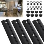 Randaco 4x set de rail, aluminium, arrimage du chargement