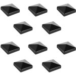 Randaco chapeau de poteau 91x91 mm lot de 10, capuchon m�tallique pyramidal, protection anti - pluie ...