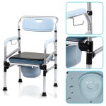 Randaco - einfeben chaise percée chaise de toilette tabouret de douche & sièges chaise stable aide à ... Randaco - einfeben chaise percée chaise de toilette tabouret de douche & sièges chaise stable aide à ...