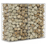 Randaco gabion gabions en pierre 100x80x30cm panier en pierre galvanis� � chaud avec 4 crochets pour ...