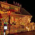 Randaco led lumire net dcoration rideau guirlande lumineuse clairage 8 modes ip44 fte de nol extrieur ...