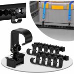 Randaco raccord pour rail airlin avec crochet, noir anodis�, rail d'arrimage