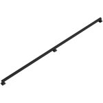 Randaco rampe escalier murale main courante escalier noire rev�tement garde corps longueur 200 cm fabriqu� ...