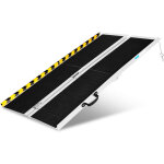 Randaco rampe fauteuil roulant 152cm rampe pliable antid�rapant en aluminium 2x portable surface antid�rapante ...