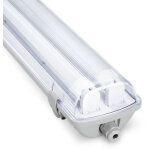 Randaco r�glette led �tanche pour tube led t8 r�glette lumineuse led ip65 150cm 2 x 24w blanc froid