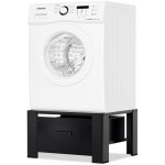 Randaco support de machine � laver socle universel pour machine � laver charge max. 150 kg noir