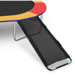 Randaco toboggan pour trampoline 150 cm, �chelle enfant en acier galvanis�, charge 100 kg, accessoire ...