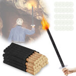 Randaco torche de jardin lampe huile pour dehors torches � cire torche jardin 72cm lot de 25 combustion ...