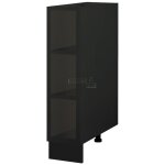 Range bouteille lovia noir mat l 20 cm