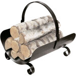 Range - bûches kekai basket 40x32x45 cm en fer forgé Range - bûches kekai basket 40x32x45 cm en fer forgé
