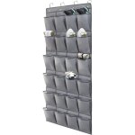 Range - chaussures  suspendre sur la porte 24 poches, stockage de chaussures, pliable collection de ...
