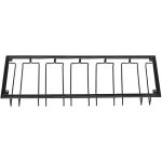 Range verre suspendu, support pour verre � vin en m�tal avec 6 rang�es de support pour verres � vin verres ...