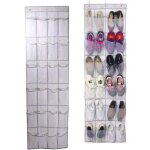 Rangement de chaussures � suspendre, organisateur chaussures sur la porte gain de place range chaussures ...