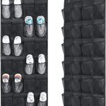 [jamais utilis]rangement des chaussures  suspendre derrire de porte - tagre 24 poches, organiseur, ...