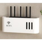 Rangement mural routeur, support box internet, parfait pour ranger sa box et tout les fils