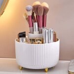 Autres rangements?rangement pinceaux maquillage, 360 rotative porte - brosse de maquillage, 5 compartiments ...