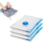 Rangement sous vide aspirateur, housse rangement, lot de 3 sacs de rangement sous vide aspirateur + 1 ...