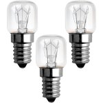Rapanda - lot de 3 ampoule e14  intensit variable pour four  micro - ondes, 300 degrs, 120 lumens, ...