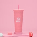 Rapanda - gobelet clout� rose, tasse rose, bouteille d'eau pour filles de 710 ml avec paille, the movie ...