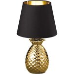 Rapanda - lampe ananas réaliste sur la table, dorée Rapanda - lampe ananas réaliste sur la table, dorée