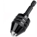Mandrin pour perceuse � colonne, tige hexagonale mandrin sans cl� adaptateur � changement rapide convertisseur ...