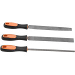 R�pe � bois, 3 pi�ces, dents grossi�res, demi - rond, plat, kit d'outils � main pour le travail du bois ...