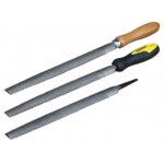 R�pe � bois demi - ronde manche bi - mati�re 200 mm outifrance
