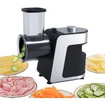 Rpe  fromage lectrique 1000 w et coupe - lgumes ? machine  salade multiple avec 5 cnes interchangeables ...