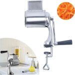 R�pe � fromage, r�pe pour l�gumes avec 5 coupe - fruits, r�pe manuelle multifonction pour fromage, concombres, ...