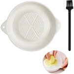 R�pe � gingembre en c�ramique avec mini brosse, multifonction rape � ail design � petites dents facile ...