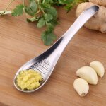 Rpe  gingembre portable en acier inoxydable pour la maison, cuillre  moudre l'ail et le citron