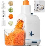 Râpe a légumes Électrique, aobosi râpe electrique pour râper et émincer avec une grande fente pour râper ... Râpe a légumes Électrique, aobosi râpe electrique pour râper et émincer avec une grande fente pour râper ...