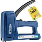 Rapid - rpc7 kit - agrafeuse manuelle pour travaux - 7 en 1 - agrafes et clous d�coration, isolation, ...