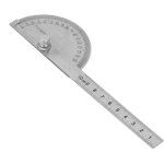Rapporteur d'angle, chercheur d'angle rotatif rapporteur d'angle en acier inoxydable � 180 degr�s, r�gle ...