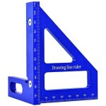 Rapporteur carré pour le travail du bois, equerre 3d aluminium à 45 / 90 degrés, Équerre charpentier ... Rapporteur carré pour le travail du bois, equerre 3d aluminium à 45 / 90 degrés, Équerre charpentier ...