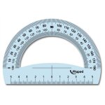 Rapporteur cristal 180 / 12cm