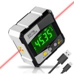 Rapporteur num�rique - t�l�m�tre laser - niveau num�rique lcd - inclinom�tre num�rique - pour menuiserie, ...