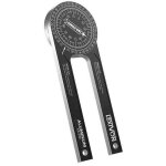 Rapporteur d'onglets en aluminium � 360� appareil de mesure d'angles calibre r�gle d'angle goniom�tre ...