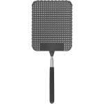 Raquette anti - moustiques r�tractable en plastique avec tige en acier inoxydable noir - fly swatter ...