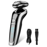 Rasoir  affichage numrique lectrique, multifonctionnel, rechargeable et lavable,  tte flottante