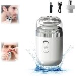 Rasoir � capsule, mini rasoir �lectrique portable, rasoir �lectrique multifonction, 2 en 1, mini rasoir ...