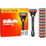 Rasoir � cartouche gillette fusion 5 avec manche et 11 lames de rechange d'origine