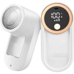 Rasoir �lectrique anti - boulochage rechargeable avec �cran led et t�te � 6 lames, 3 vitesses