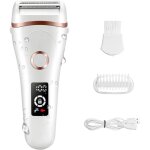 Rasoir lectrique pour femme, rechargeable par usb, sans fil, tanche, utilisable sur peau sche ou humide. ...
