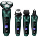 Rasoir �lectrique pour hommes, appareil � raser �lectrique, rasoir �lectrique avec �cran lcd