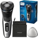 Rasoir �lectrique - philips - series 3000 - wet & dry - technologie skinprotect - noir