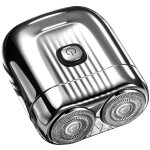 Rasoir �lectrique portable �tanche en alliage, coffret cadeau pour homme, rasoir rechargeable avec couteau ...